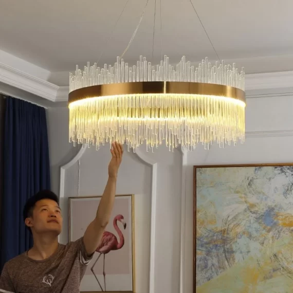 Đèn thả pha lê TPL01T800 1