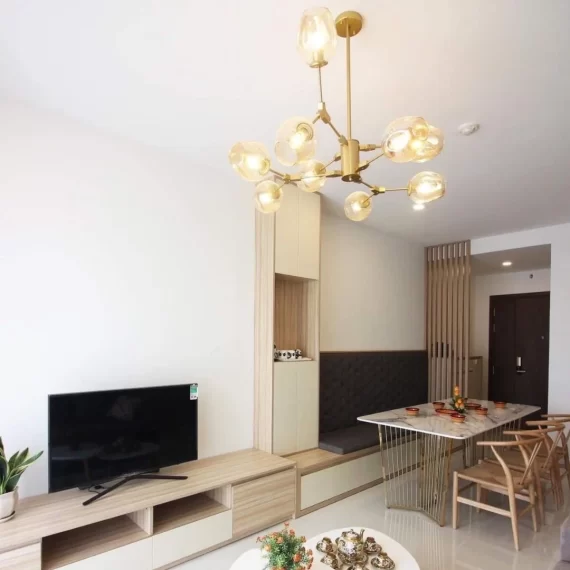 Đèn thả thiết kế TTK16N9VANGTRA 1
