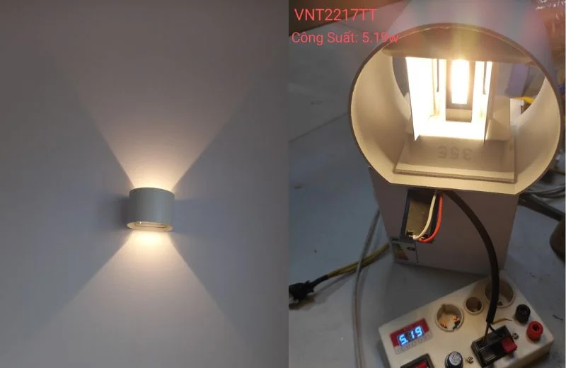 Ảnh thật Đèn Hắt Tường VNT2217TT