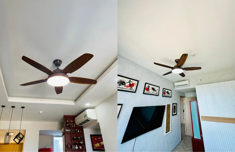 Ảnh thật Quạt Trần Đèn QT5602