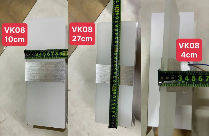 Kích thước Đèn Tường Thiết Kế VK08