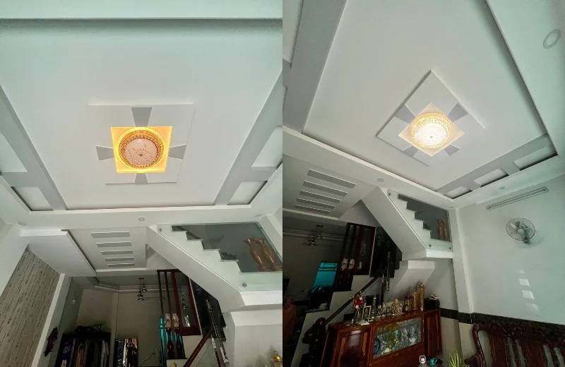 Ảnh thật Đèn Ốp Trần Pha Lê OPLH603