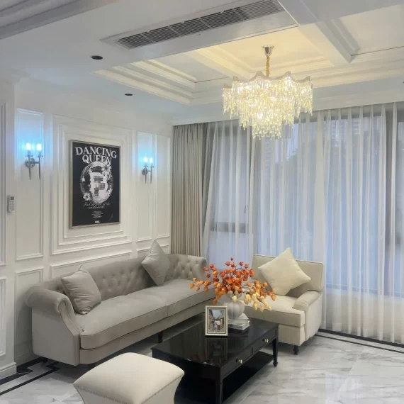 Đèn thả pha lê TPL1213T800 1