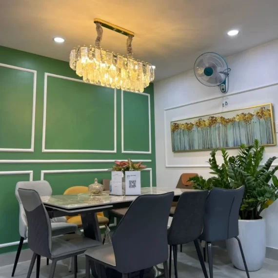 Đèn thả pha lê TPL6291N970 1