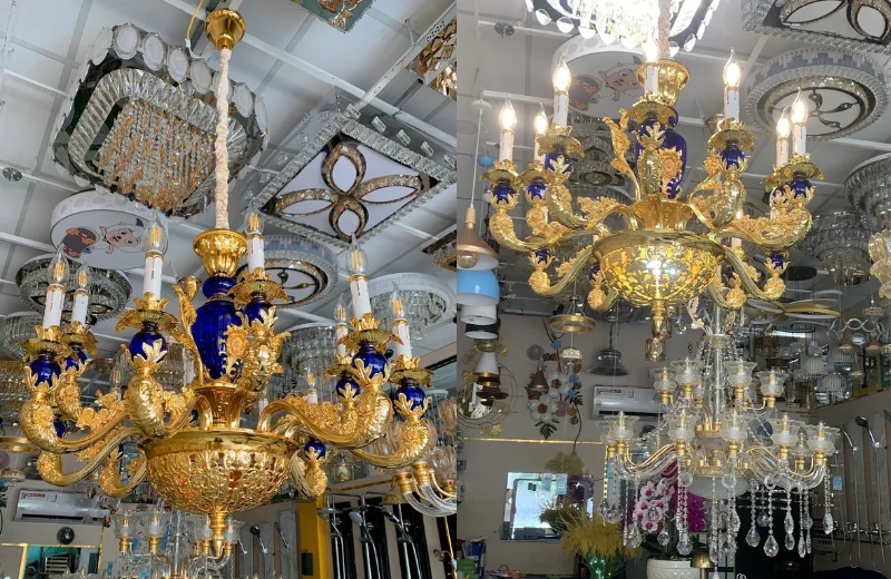 Ảnh thật Đèn Chùm DC6066T12