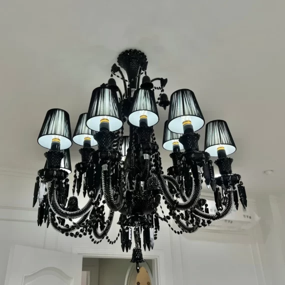 Đèn Chùm Pha Lê DC9809 ĐEN 13