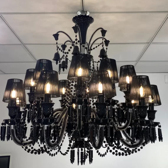 Đèn Chùm Pha Lê DC9809 ĐEN 15