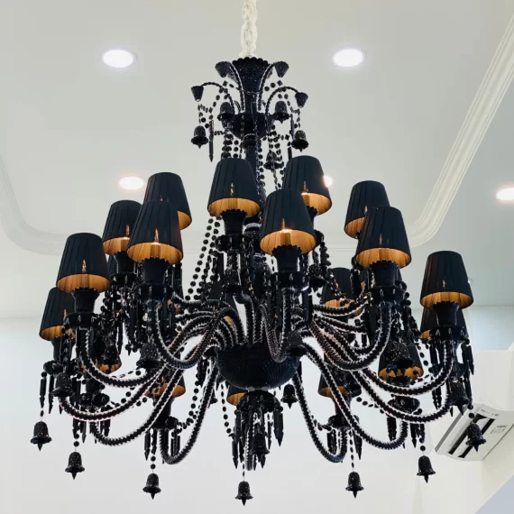 Đèn Chùm Pha Lê DC9809 ĐEN 17