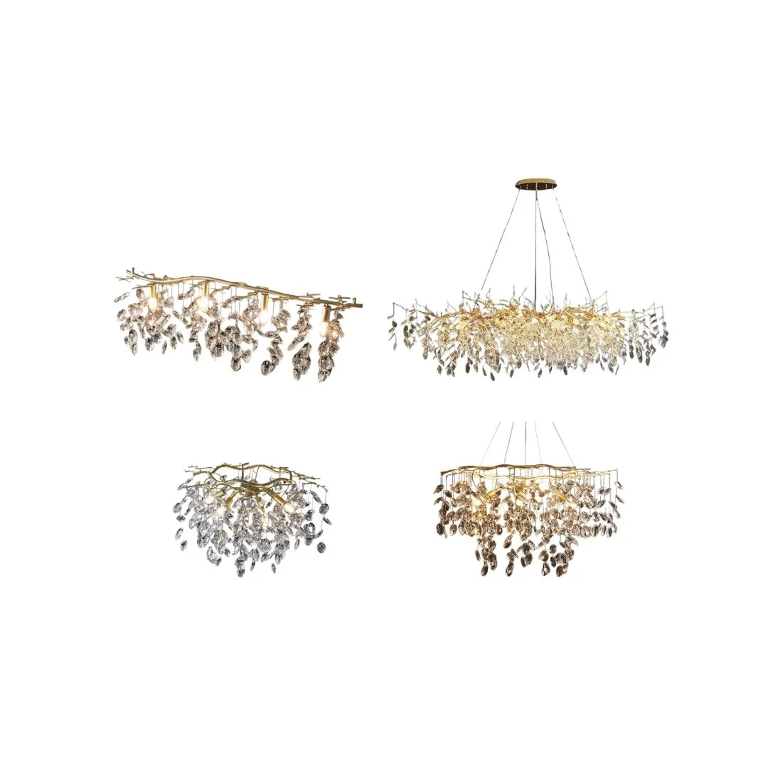 den-tha-pha-le-tpl07 Đèn thả pha lê TPL07