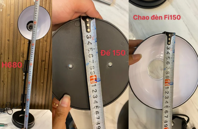 Kích thước Đèn Bàn DB18