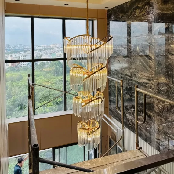 Đèn thả pha lê TPL17 1