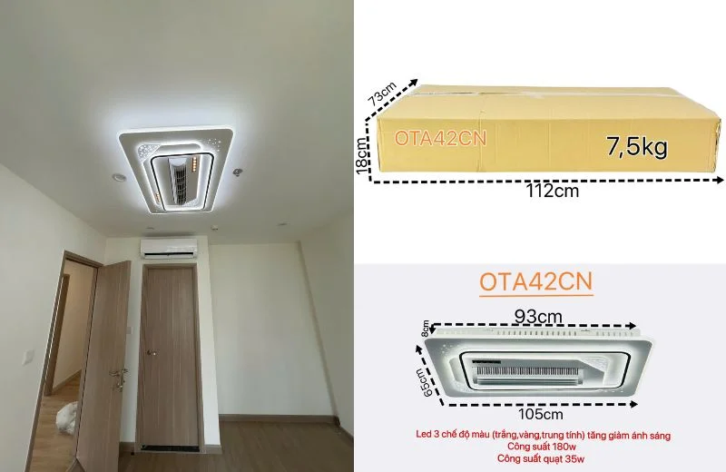 Đèn Ốp Trần OTA42 16