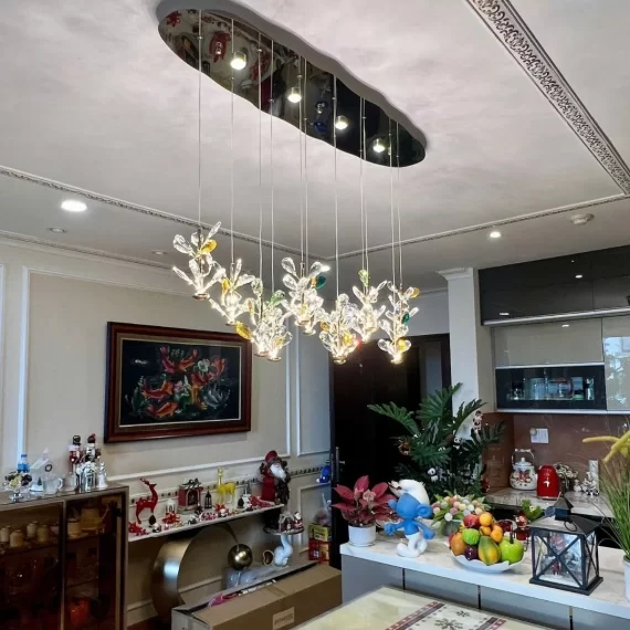 Đèn thả pha lê TPL039N12 2