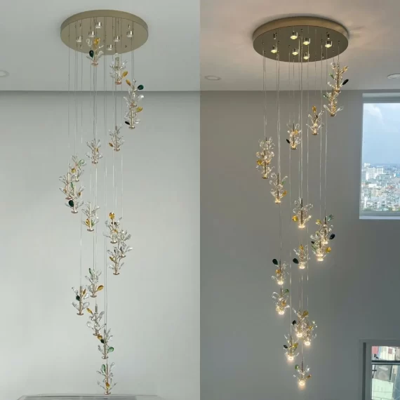 Đèn thả pha lê TPL039T18 1