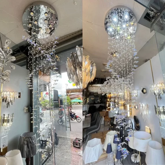 Đèn thả pha lê TPL127 2
