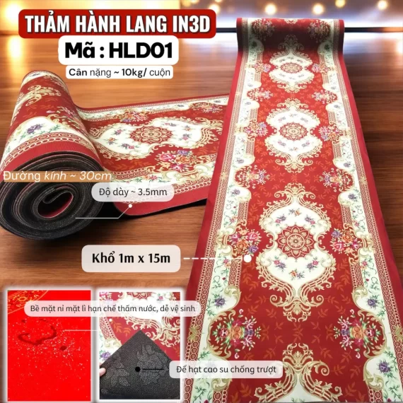 Thông Số Thảm Hành Lang In 3D HLD 1