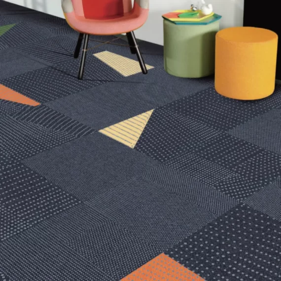 Thảm Tấm Văn Phòng TTHD1V-B Dễ Vệ Sinh