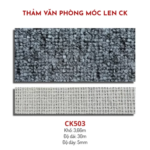 Thảm Văn Phòng Len Móc CK503