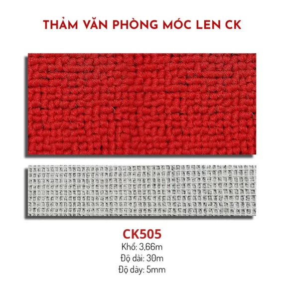 Thảm Văn Phòng Len Móc CK505