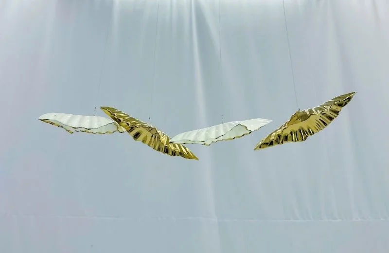 Đèn thả hiện đại THD157 với thiết kế lá độc đáo