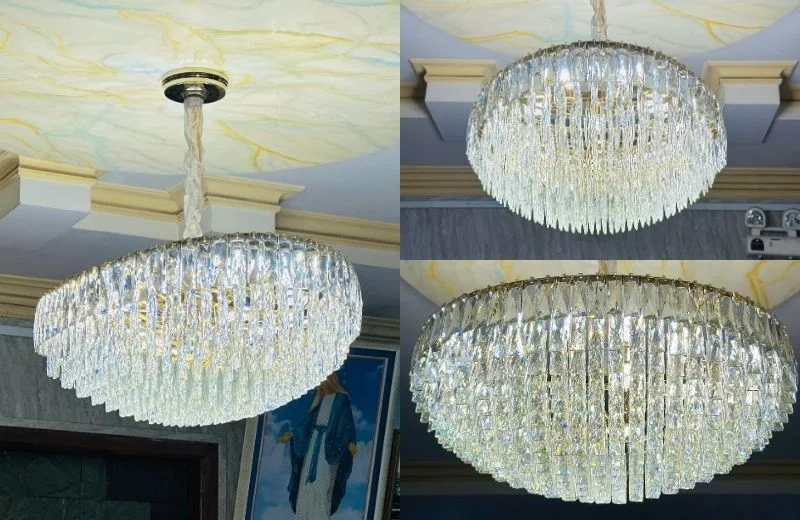 Đèn thả pha lê TPL695 thiết kế sang trọng, bắt mắt