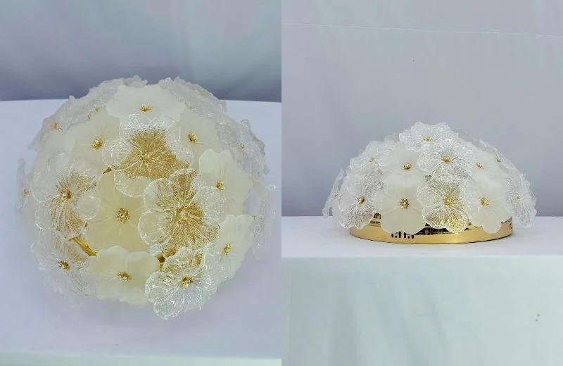 Thiết kế đèn ốp trần pha lê OTPL051