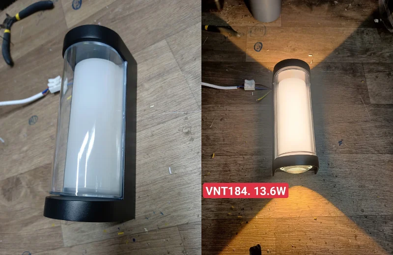 Ảnh thật Đèn Tường Ngoài Trời VNT184