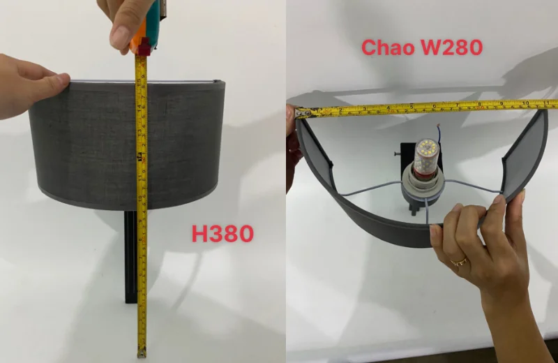 Kích thước Đèn Tường VDN54