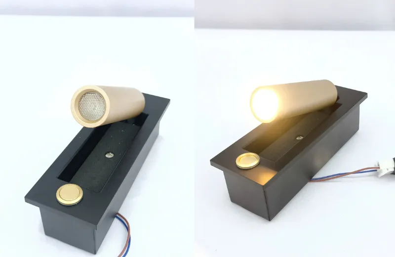 Đèn Rọi Tranh VRT23- đèn tường led 3000k ánh sáng vàng ấm.