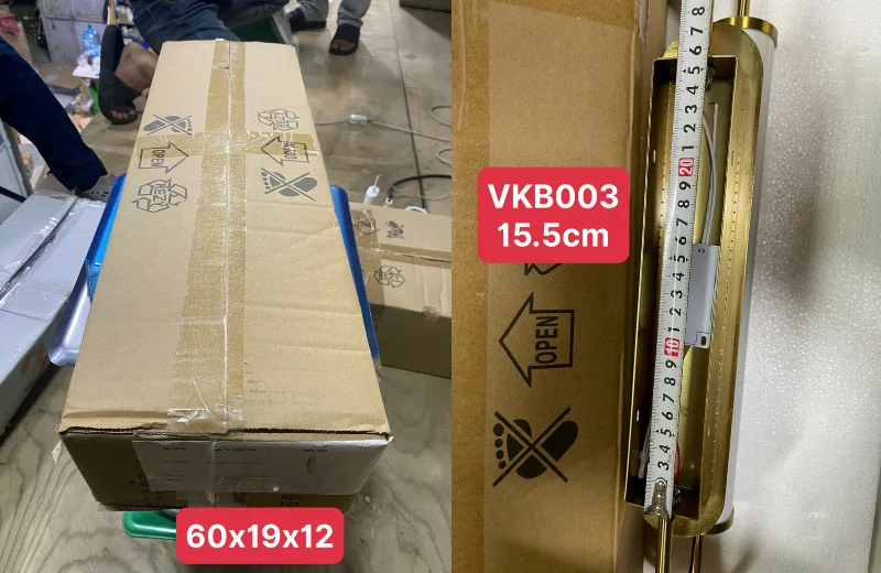 Kích thước Đèn Tường Thiết Kế VKB003