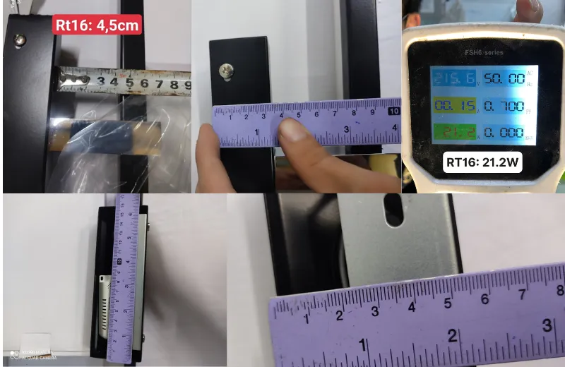 Đèn Rọi Tranh RT16 - kích thước công suất đo thực tế tại kho đèn.