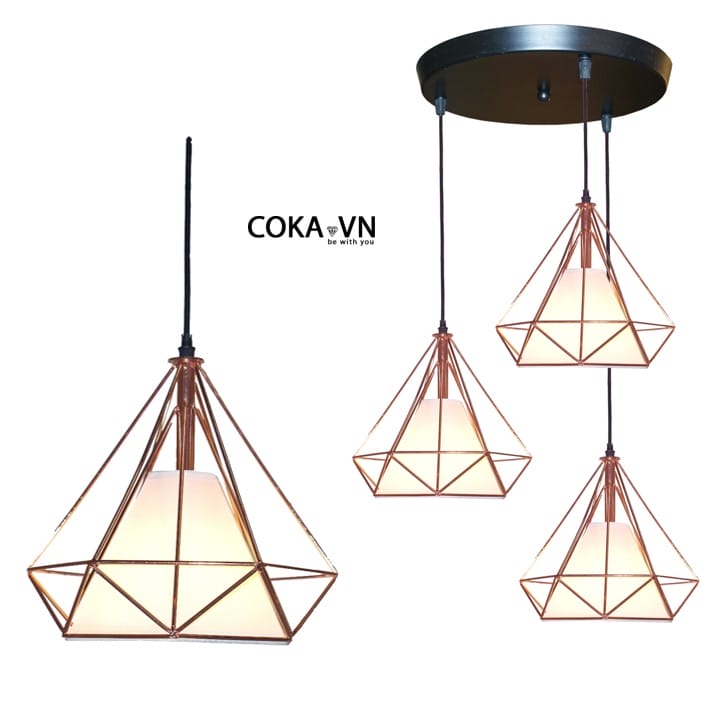 ĐÈN THẢ CAFE TCF22 XI HỒNG