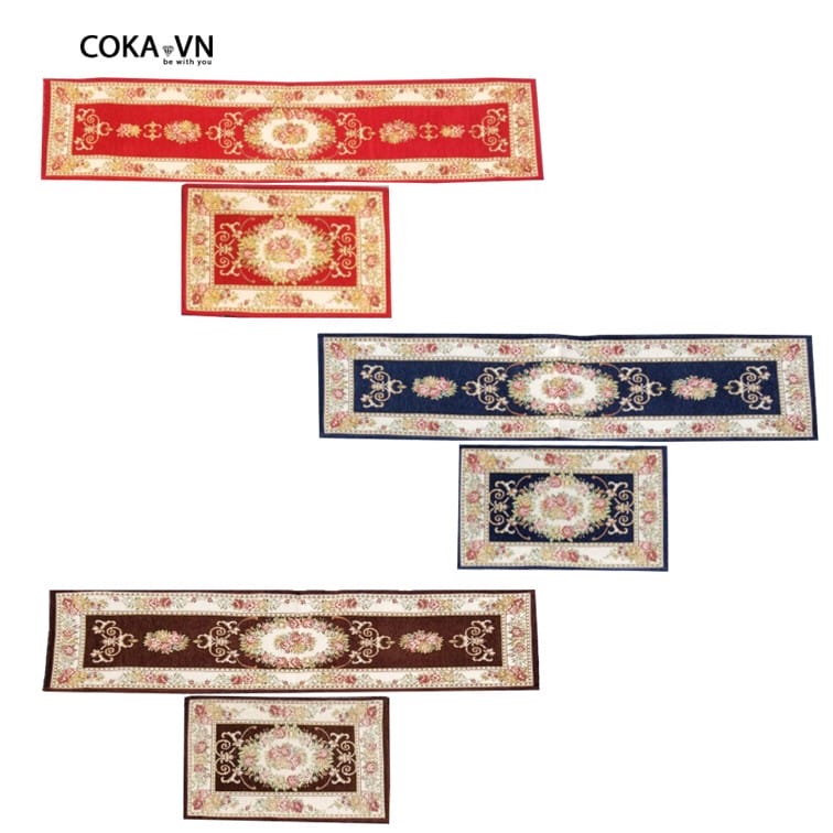 Thảm Bếp Hoa Văn Hoa Hồng