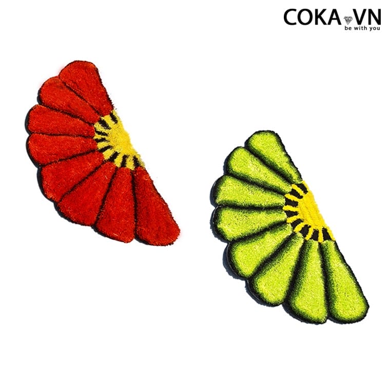 Thảm Chùi Chân Chỉ Xù Quạt