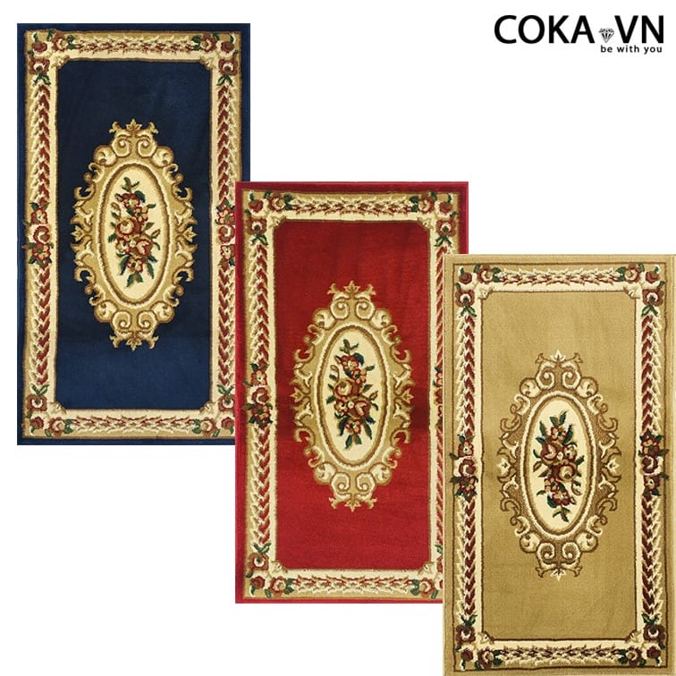 Thảm Chùi Chân Cổ Điển Tỉa Bông TB62
