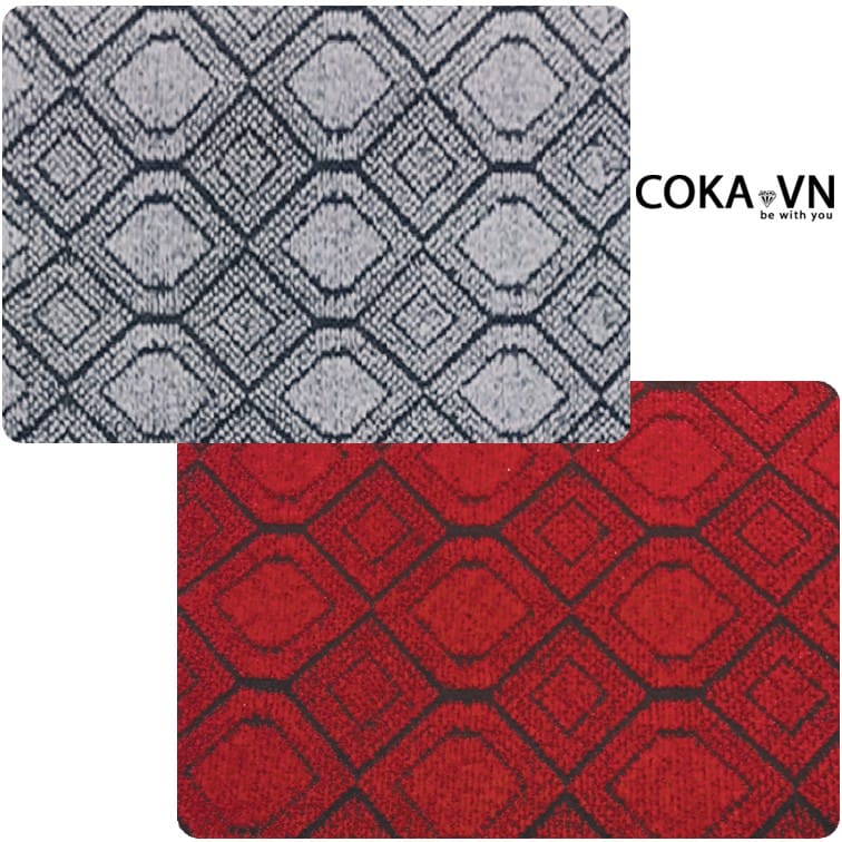 THẢM NỈ HOA VĂN COKA 0918