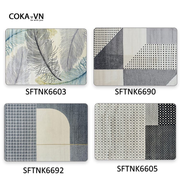 THẢM SOFA TRANG TRÍ LEN HIỆN ĐẠI TNK 6603 6605 6690 6692