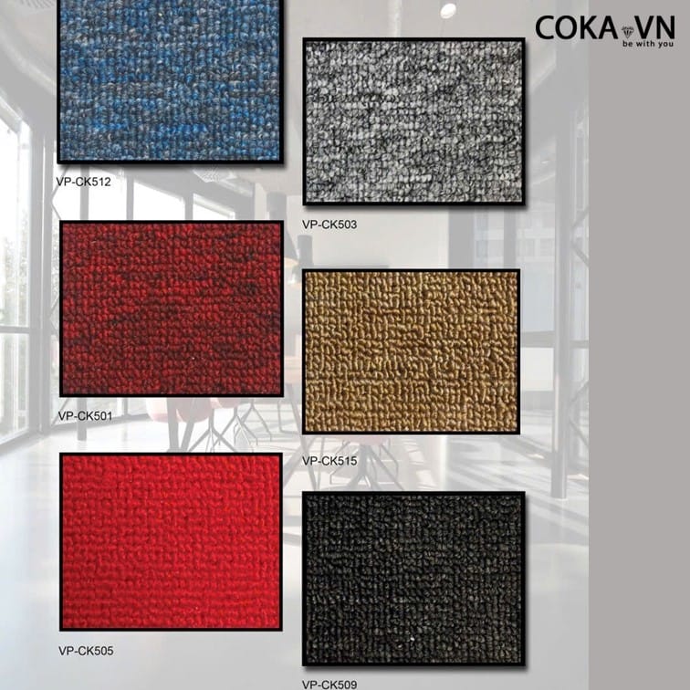 Thảm Văn Phòng Len Móc CK